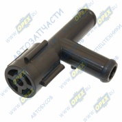 Кран (ПВХ) 88х53; 2хd=16 отопителя МТЗ